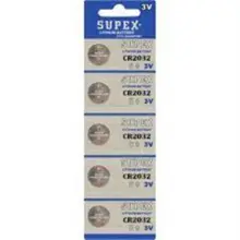 Supex Cr2032 3V Lityum 5Li Blister Pil