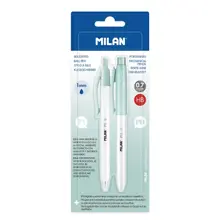 Mılan Bwm10447Ibg P1 Mavi Antibakteriyel Tükenmez + Pl1 0,7Mm Versatil Kalem