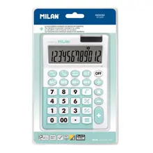 Mılan 151812Ibggrbl Turkuaz 12 Haneli Hesap Makinesi