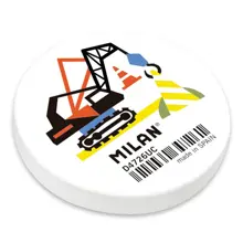 Mılan Cnmd4726Uc Constructıon Sentetik Baskılı Silgi - 26Adet
