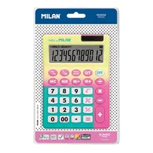 Mılan 151812Snpbl Sunset Sarı-Pembe 12 Haneli Hesap Makinası