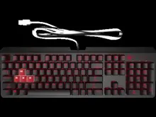 Hp 6Yw76Aa Omen Encoder Led Kablolu Mekanik Oyuncu Klavyesi  Rgb (Cherry Mx Red)