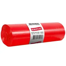 Koroplast Tıbbi Atık Çöp Torbası Kırmızı Battal Boy 72X80 Büzgülü