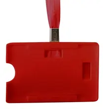 Mapi Askı İpli Kart Kabı Kırmızı 5 Li Blisterlı