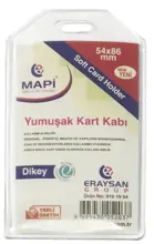 Mapi Yumuşak Kart Kabı 55X85Mm Dikey 50Li - Yerli