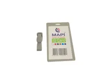 Mapi Klipsli Pp Kart Poşeti Dikey Gri 50 Ad.
