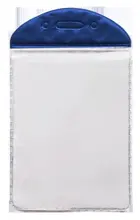Mapi Pvc Kart Poşetleri (Dikey) Mavi Şeritli 100Lü Paket