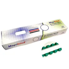 Mapibind 6Mm Plastik Spiral Yeşil 100 Ad.