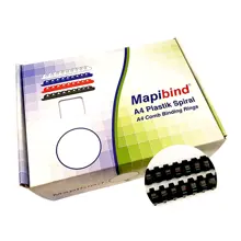 Mapibind 25Mm Plastik Spiral Siyah 50 Ad.
