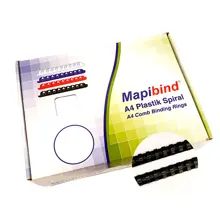 Mapibind 32Mm Plastik Spiral Siyah 50 Ad.