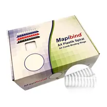 Mapibind 45Mm Plastik Spiral Beyaz 50 Ad.