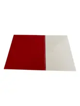 Fasbınd Isısal Kapak Şeffaf+Karton Kırmızı 100 Ad.