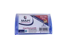 Mapi Dikdörtgen Kartvizitlik Oval Şeffaf Lacivert 65X108