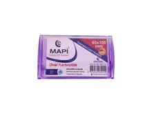 Mapi Dikdörtgen Kartvizitlik Oval Şeffaf Mor 65X108