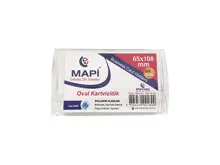 Mapi Dikdörtgen Kartvizitlik Oval Şeffaf 65X108