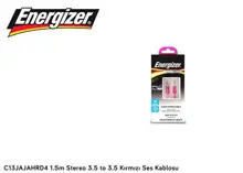 Energizer C13Jajahrd4 1.5M Stereo 3.5 To 3.5 Kırmızı Ses Kablosu