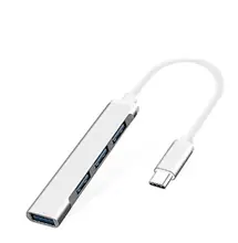 Inca Iusb-04T  Type-C Grişli 4Port Usb Hub