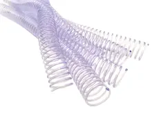 Plastik Helezon Spiral 14Mm. 4:1 Şeffaf 100 Ad. 48 Lop Poşetli