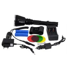Polıce Ps-93 T6 Led Tüfek Aparatlı Şarj Edilebilir(3 Renkli Cam)