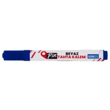 Pin 500 Beyaz Yazı Tahtası Kalemi Doldurulabilir Mavi 12Li Pk.