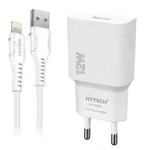 Hytech Hy-Xt50M 12W 5V 2.4A Micro Usb Kablolu Beyaz Kablo + Ev Şarj Adaptör