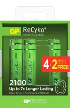 Gp Aa 2000 Mah Pro Şarjlı Kalem Pil 4+2Li Paket  Paket Gp210Aahcbr21-2Gvptlb6