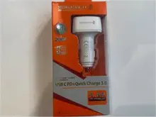 Megatech Mtc-05  Beyaz 24W 4.8A 2 Usb 1 Pd Araç Çakmaklık Şarj Başlığı Hızlı Şarj